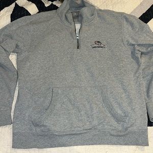 Antigua top zip 1/4 Gonzaga University sweatshirt large